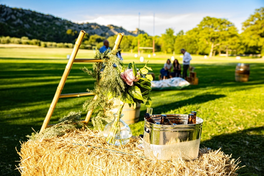 Soirée chempetre en provence au Golf de Servanes, Resonance Golf Collecton