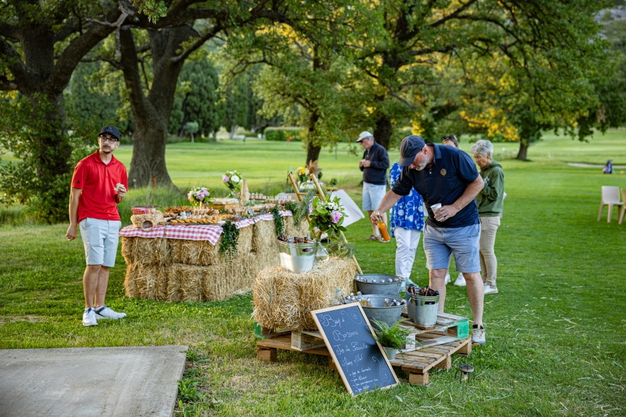 Buffet gourmand au Golf de Servanes, Resonance Golf Collection